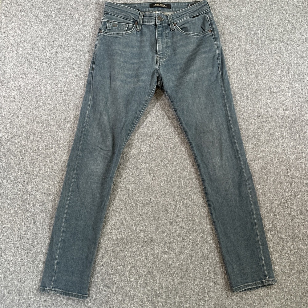 Mavi Black James Slim Jeans Men's 30x30 Blue Stretch Premium‎ Denim Pants